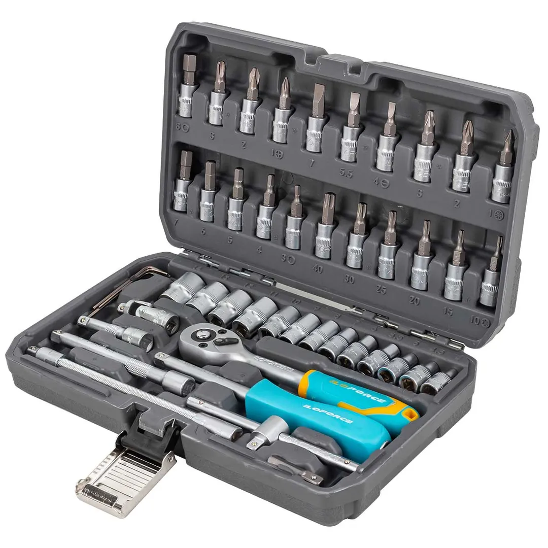 Набор инструментов 46 пр. 1/4" 6-гр ILOforce IF-2462-5