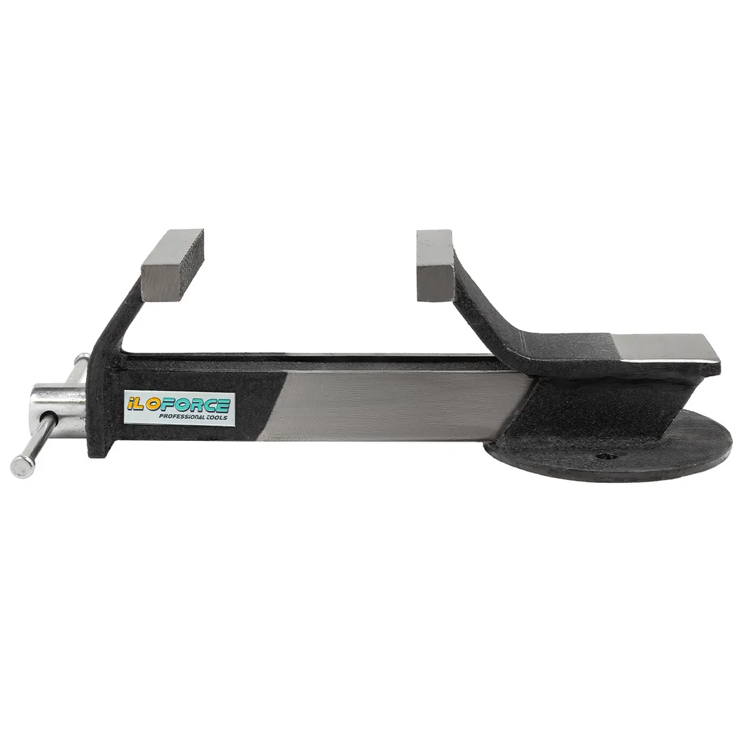 Тиски стальные с наковальней 3'', 80 мм ILOforce IF-6540703