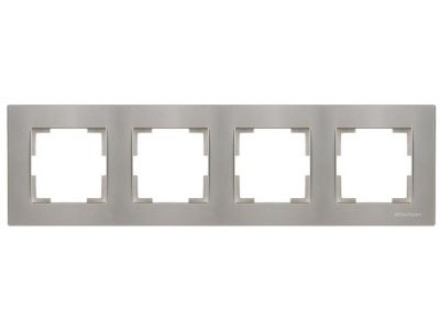 Рамка 4-ая горизонтальная титан, RITA, Mutlusan 22208001483