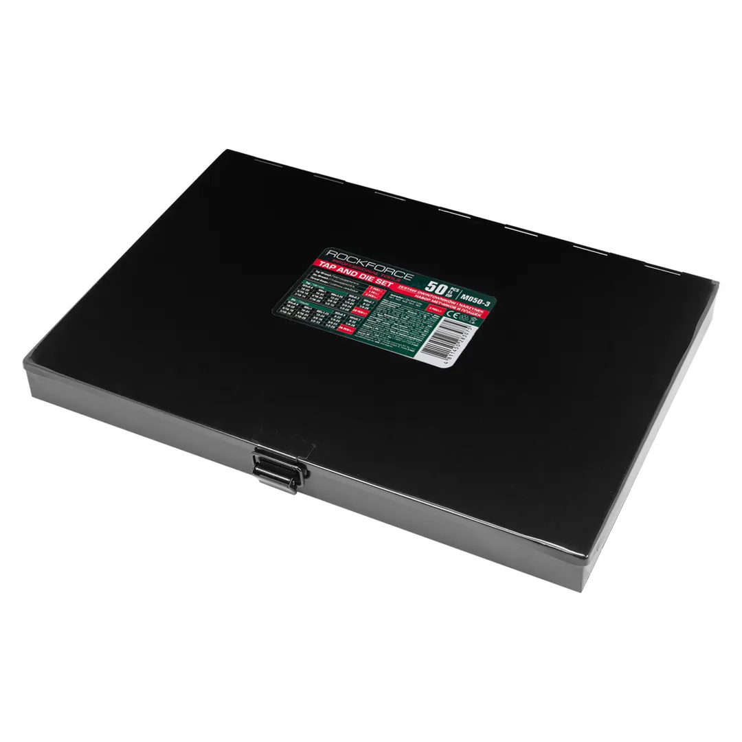 Набор метчиков и плашек 50 пр RockForce RF-M050-3