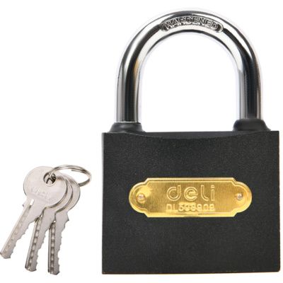 Замок навесной Deli 508909, 75 мм