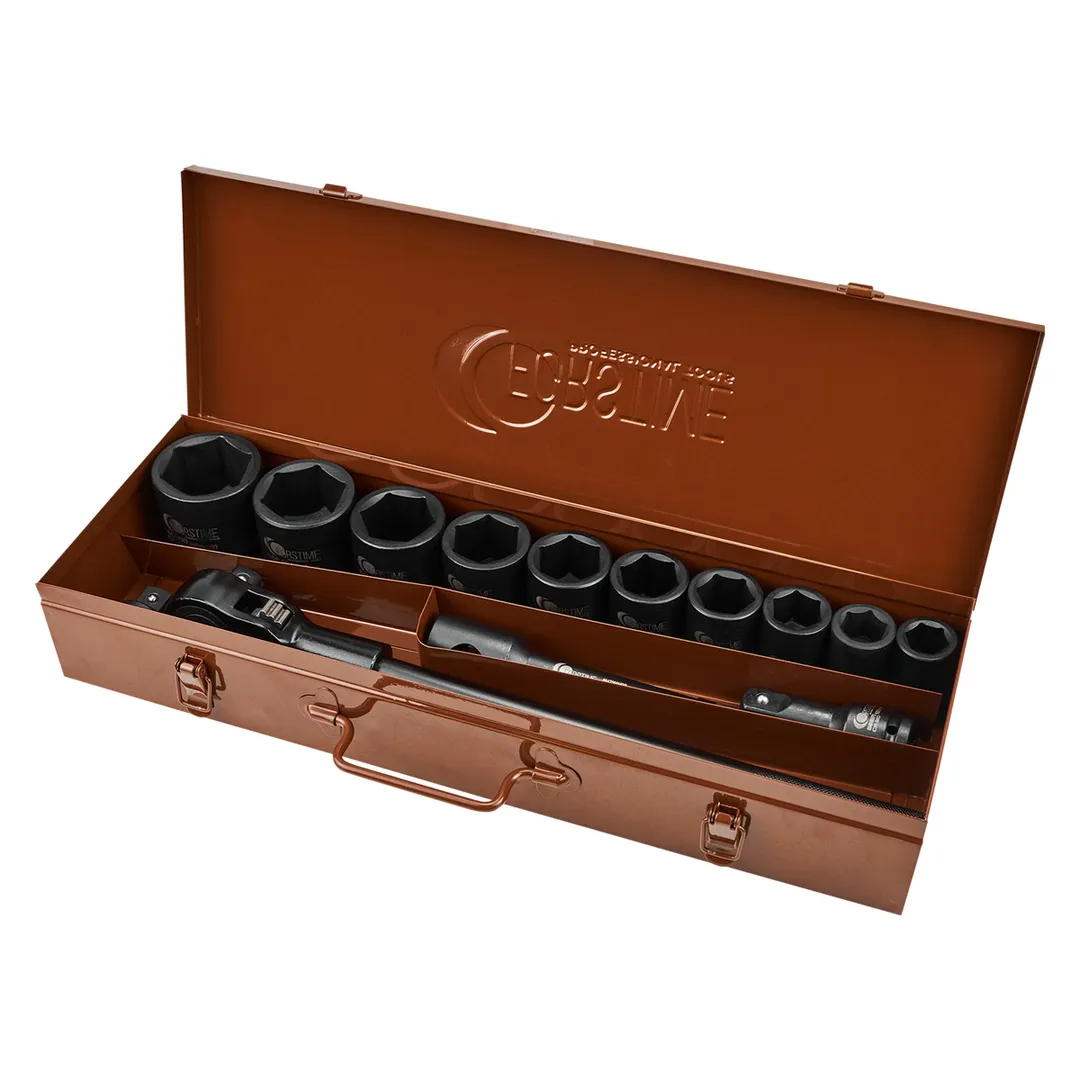 Набор ударных инструментов 15 пр 3/4'' 6-гр FORSTIME FT-6143-5MPB