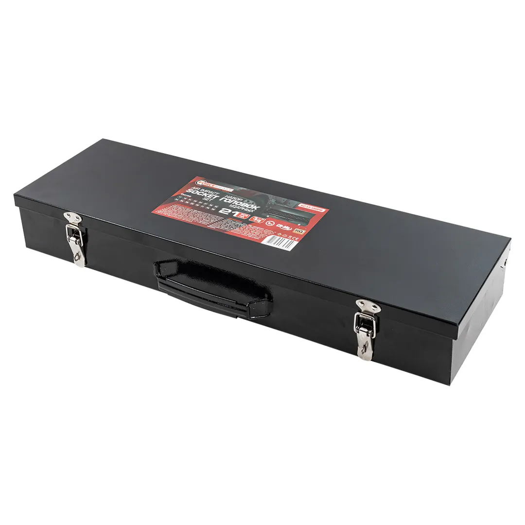 Набор головок ударных ''Profi'' 3/4'', 21 пр, 6-гр 17-36 мм, 12-гр 38-50 мм ForceKraft FK-6213-5MPB