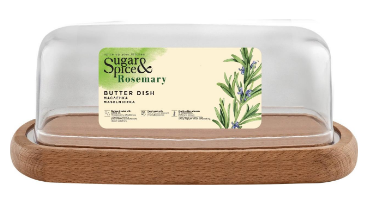 Масленка Sugar&Spice Rosemary деревянная Пластик Репаблик SE104712996