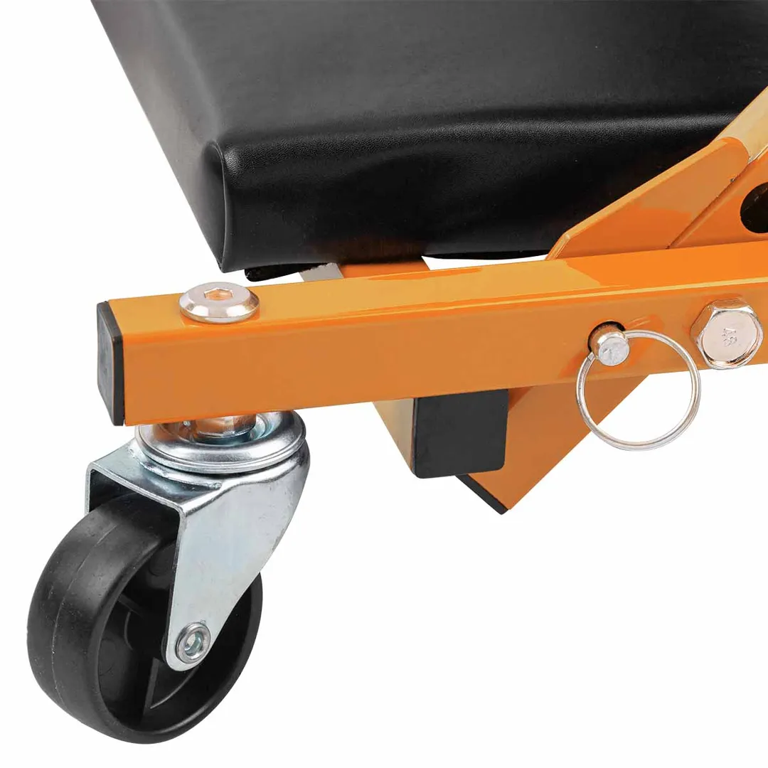 Стул-лежак трансформер подкатной на 6-ти колесах 460х410х360 мм/910х410х120 мм, max нагрузка 150/120кг FORSTIME FT-11412