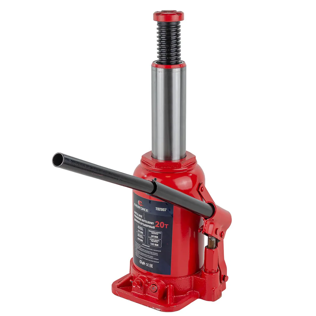 Домкрат бутылочный 20 т, 235-440 мм EVERFORCE EF-T92007