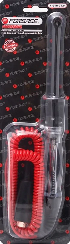 Пробник автомобильный 6-48V, провод 3,5 м. Forsage F-01M0121