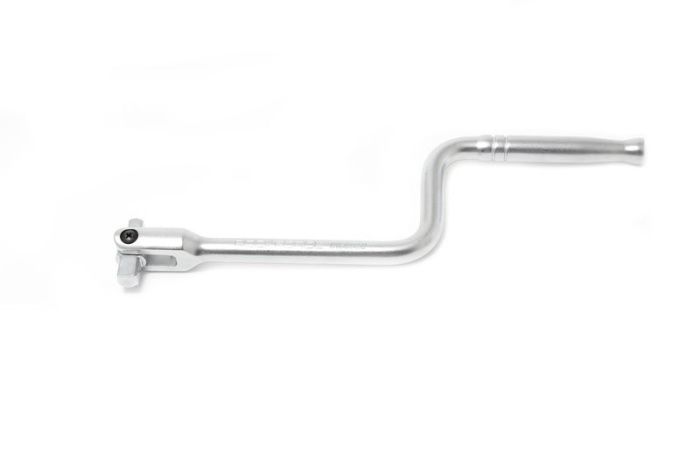 Вороток-коловорт шарнирный с переставным посадочным квадратом 3/8''х1/2'' (L-410мм) RockForce RF-8154410U