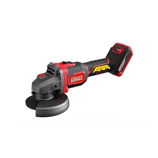 Аккумуляторная угловая шлифовальная машина,18 В, 125 мм, (картон, без аккум.) Felisatti FT1580 Felisatti