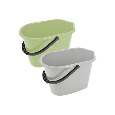 Ведро прямоугольное, 10 л, пластик, ассорти