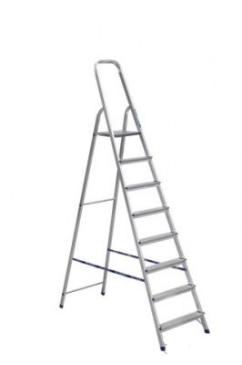 Стремянка ЯРУС (1,65 м, 8 ст, сталь) Dogrular 122208