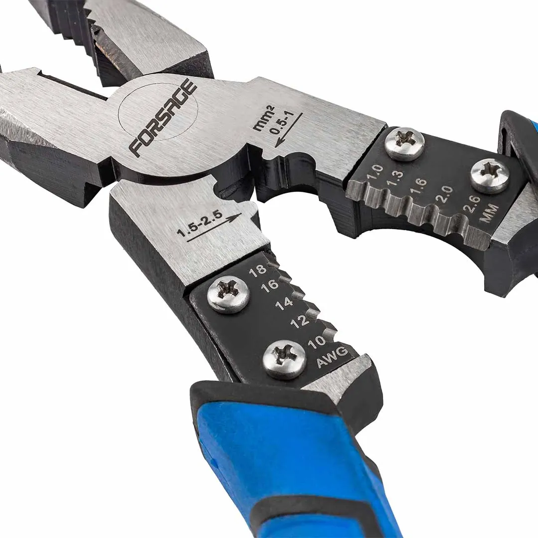 Длинногубцы для снятия изоляции 230 мм Forsage F-610M230