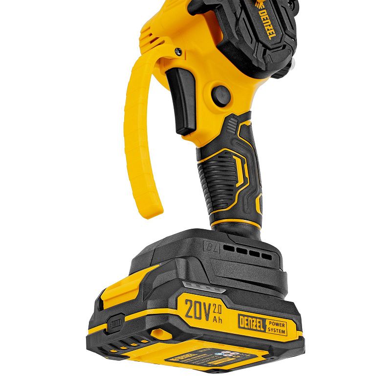 Цепная мини-пила аккумуляторная бесщет., CCS-150, шина 150 мм, Li-Ion, 20 В Denzel 58650