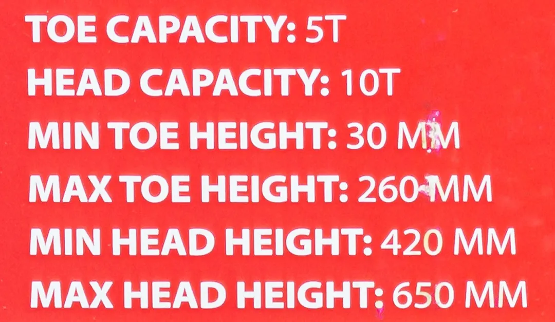 Домкрат грузовой гидравлический 10 т, 30-260 мм ForceKraft FK-TRJ7210 BIG