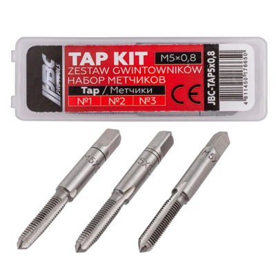 Метчик M5x0,8 3 шт JBC JBC-TAP5x0,8