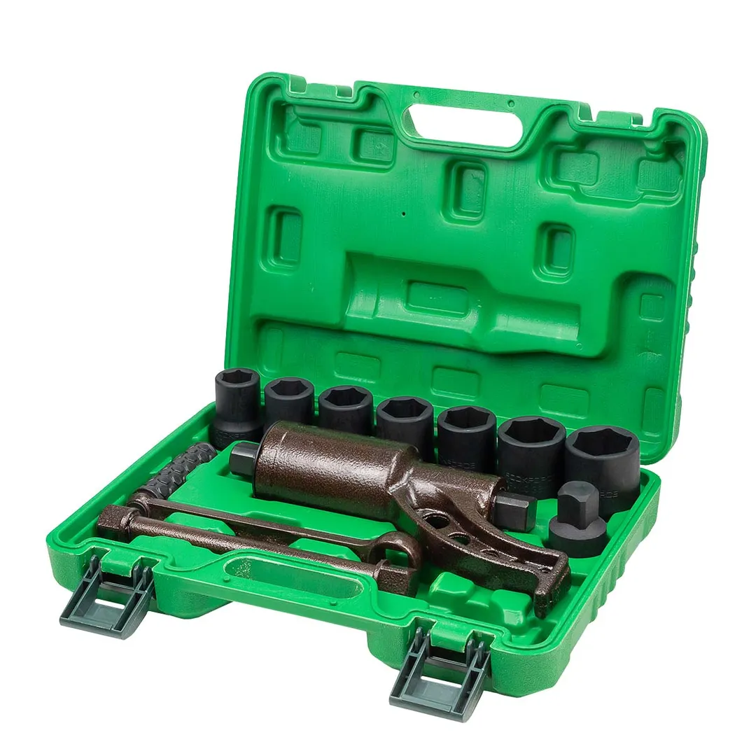 Гайковерт ручной с редуктором 1'', головки 24-41 мм, и адаптер 1'', L270 мм, передаточное число 1:58, 4800 Н/м RockForce RF-34122136 HS