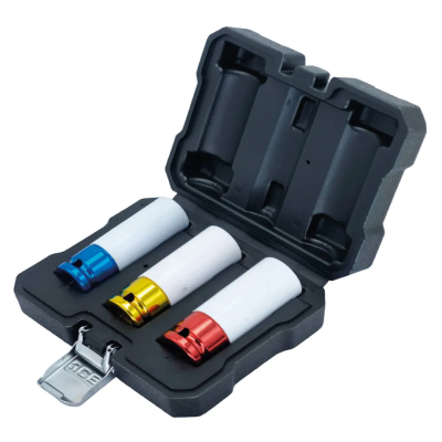 Набор ударных тонкостенных головок 17, 19, 21 мм 1/2'' 6-гр 3 пр JCB JCB-4032