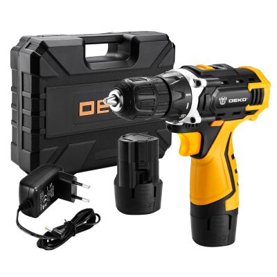 Дрель-шуруповерт аккумуляторная DKCD12FU-Li SET 63 DEKO 063-4094