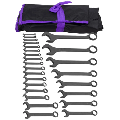 Набор ключей комбинированных 6-32 мм 25 пр POMAGIER POM-5261PD Black