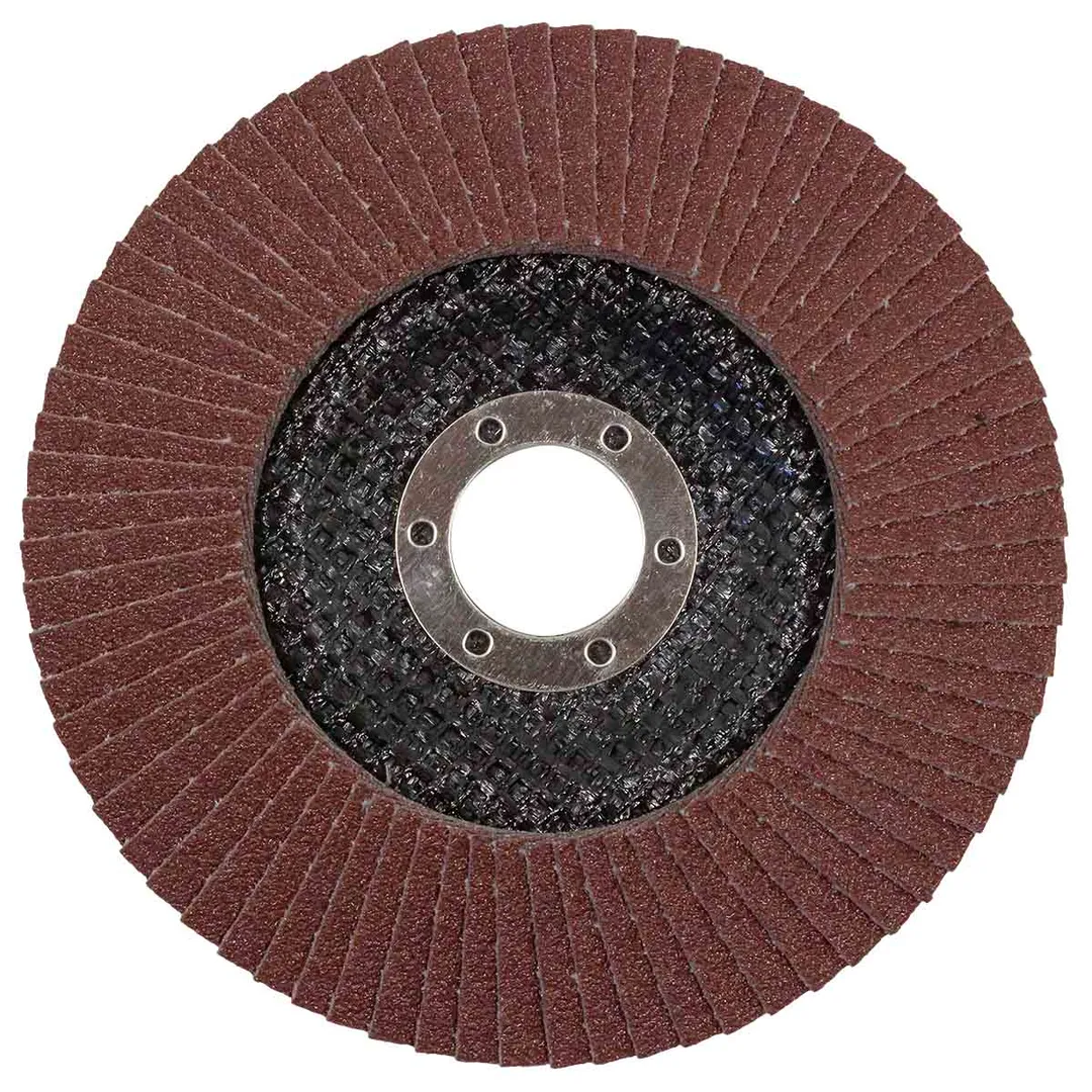 Круг лепестковый торцевой 115х22 мм P100 RockForce RF-FD4100M