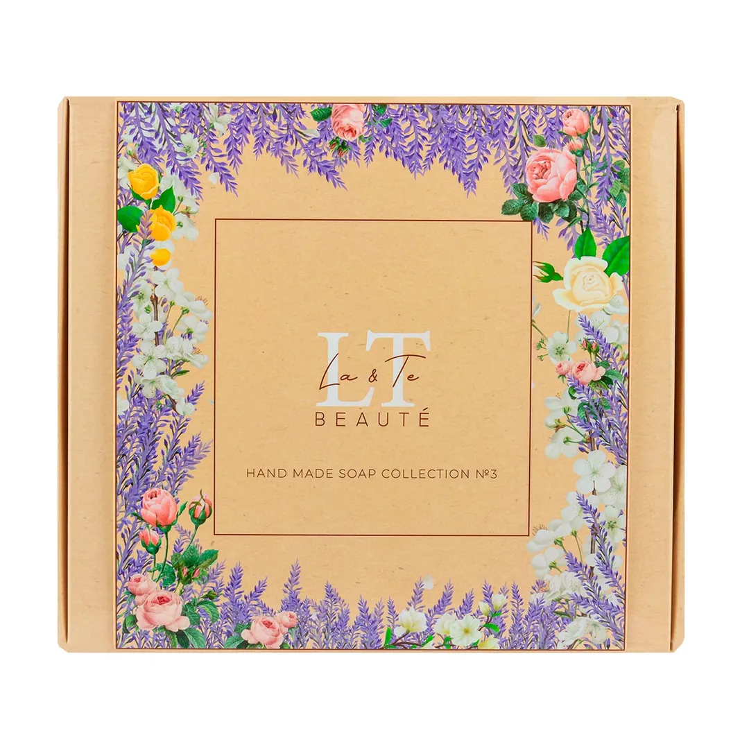 Набор 3, мыло Жасмин, Роза, Лаванда La and Te beaute LT-SP3(мыло)