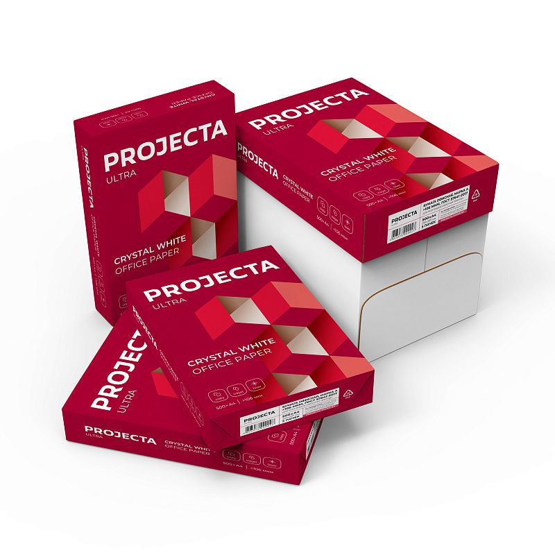 Бумага "Projecta Ultra", А4, 500 листов, 80 г/м2