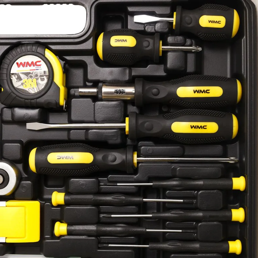 Набор инструментов 168 пр. 1/4''&3/8', 6-гр. WMC TOOLS WMC-30168