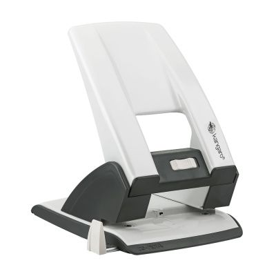 Дырокол Kangaro "Aion-60", 60 листов, белый, серебристый