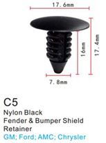 Клипса для крепления внутренней обшивки а/м GM пластиковая, 100 шт Forsage C0005(GM)