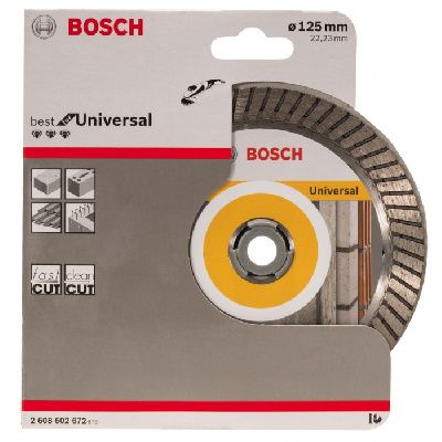 Алмазный круг Best for Universal Turbo 125х22,23 мм BOSCH (2608602672)