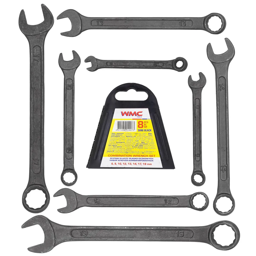 Набор ключей комбинированных 6-14 мм 6 пр WMC TOOLS WMC-5086 Black