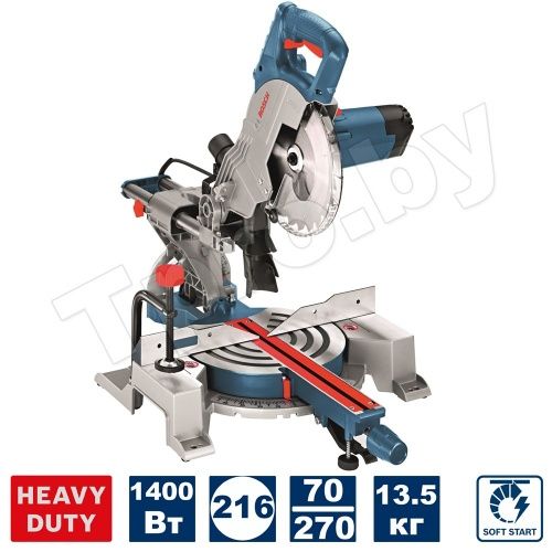 Пила торцовочная GCM 800 SJ Professional BOSCH (0601B19000)