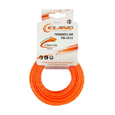 Леска для триммера ELAND TW-2415 2,4мм*15м, витой