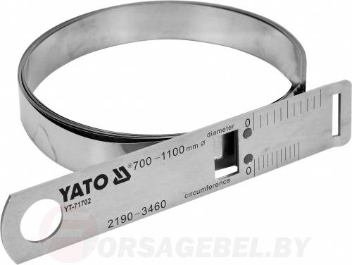 Циркометр для измерения длины окружности и диаметра d700-1100 мм. Yato YT-71702