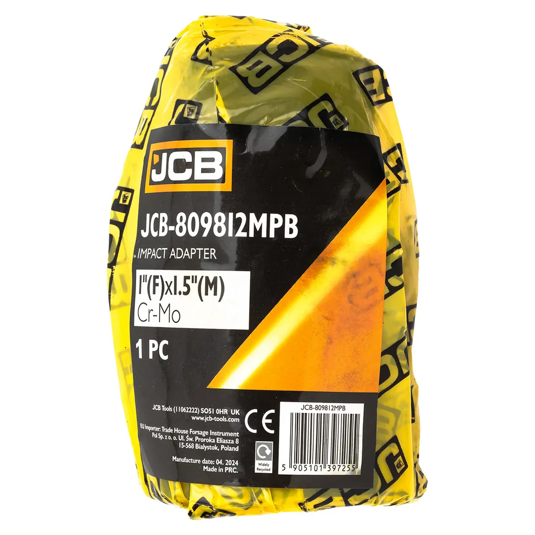 Ударный адаптер для головок 1''(F)х1-1/2''(M) JCB JCB-809812MPB