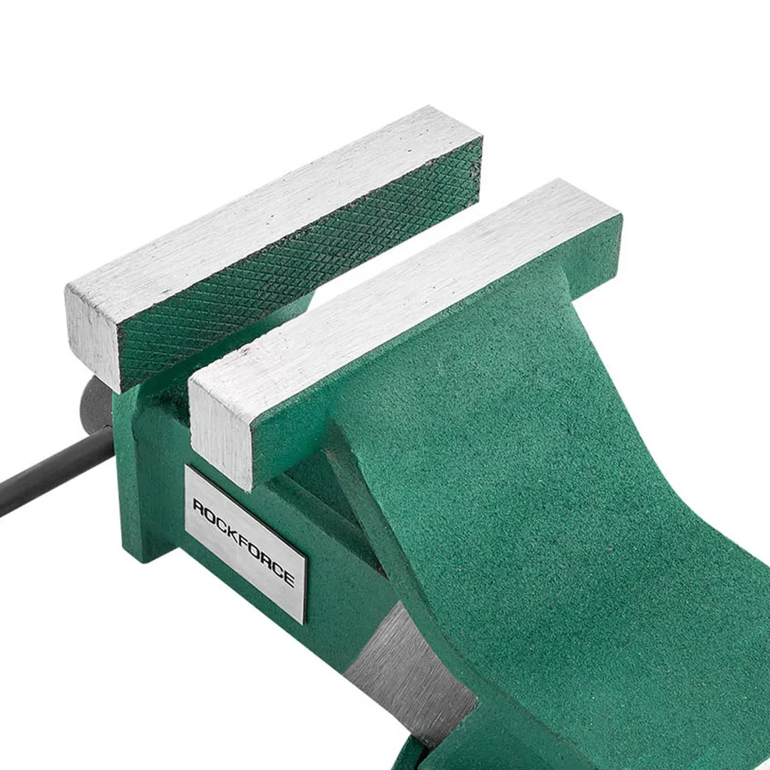 Тиски стальные поворотные с наковальней 4''-100 мм RockForce RF-6540804