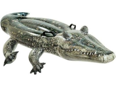 Надувной плотик Аллигатор, 170х86 см, от 3 лет INTEX 57551NP