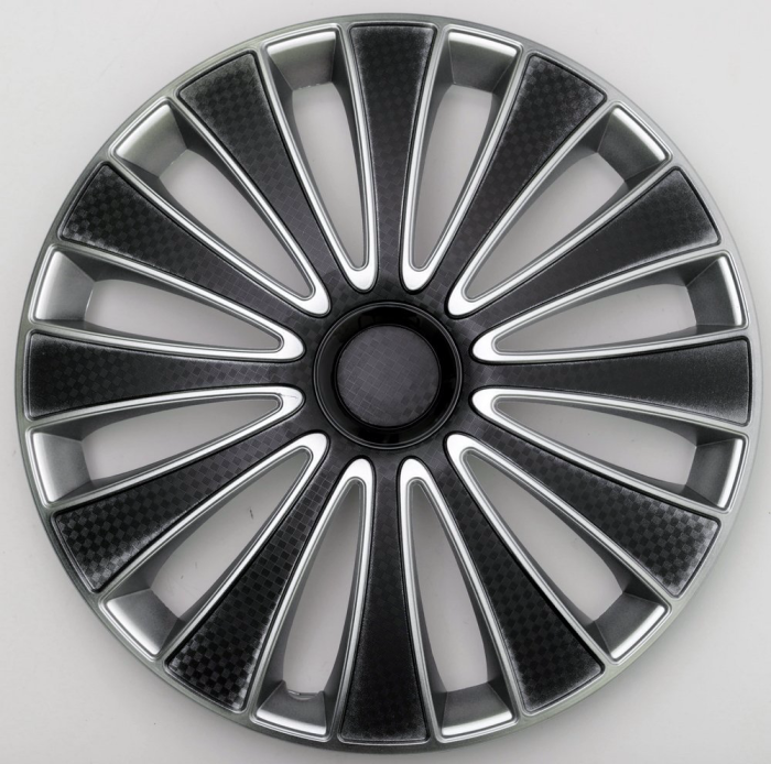 Колпак декоративный автомобильный GMK Super Black 14" (4 шт) Star S14021