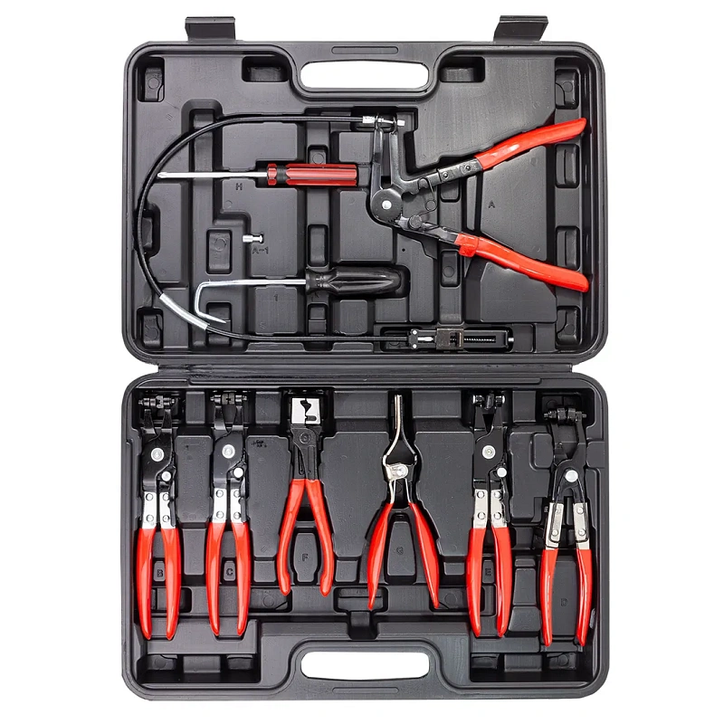 Набор щипцов для снятия и установки хомутов и шлангов 9 пр YATAFORCE YF-909G3