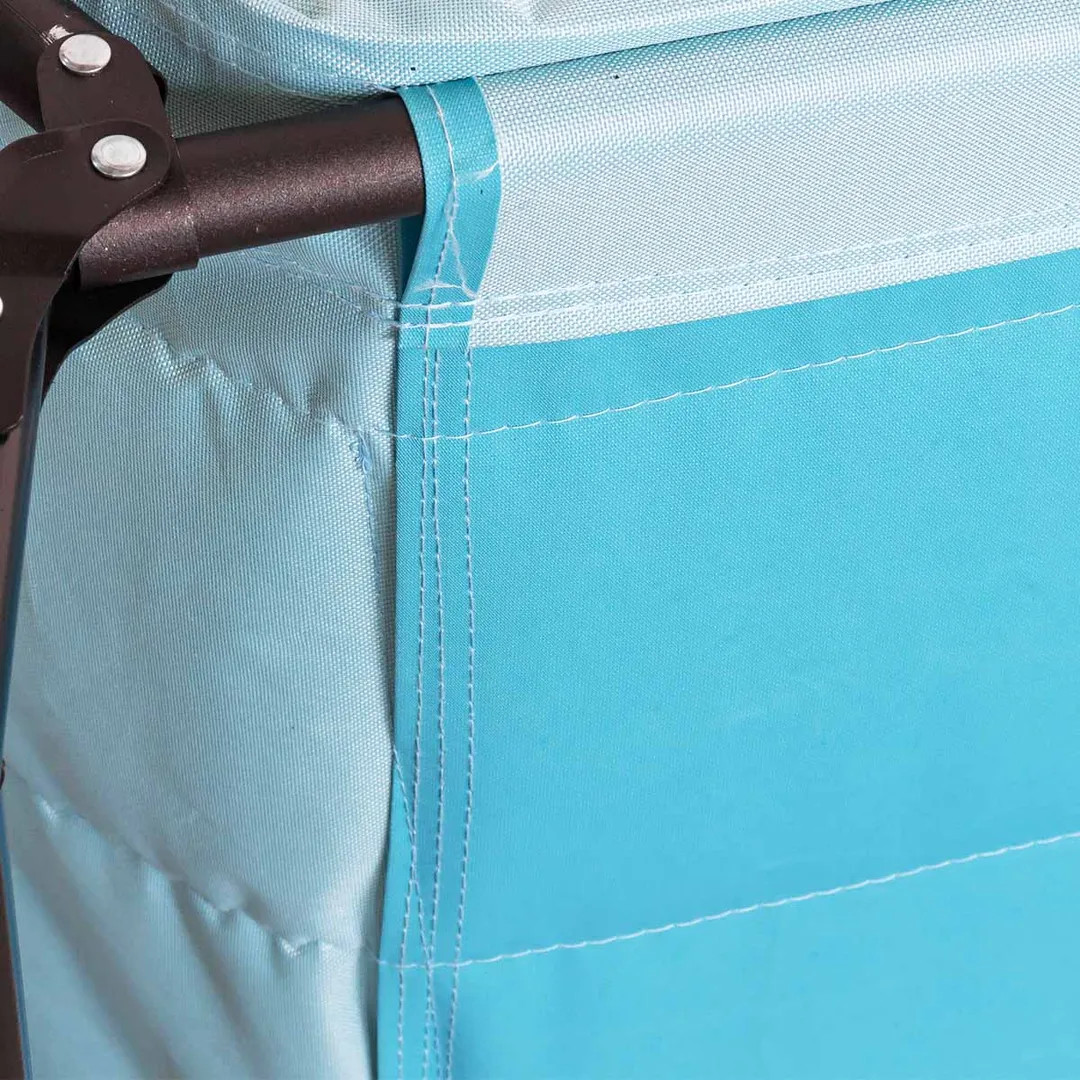 Шезлонг складной, голубой ISMA ISMA-FG-HY-8008LB