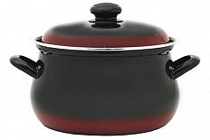 Кастрюля эмал сфер Южанка 3,0л Лысьвенские эмали 3912АП2/3