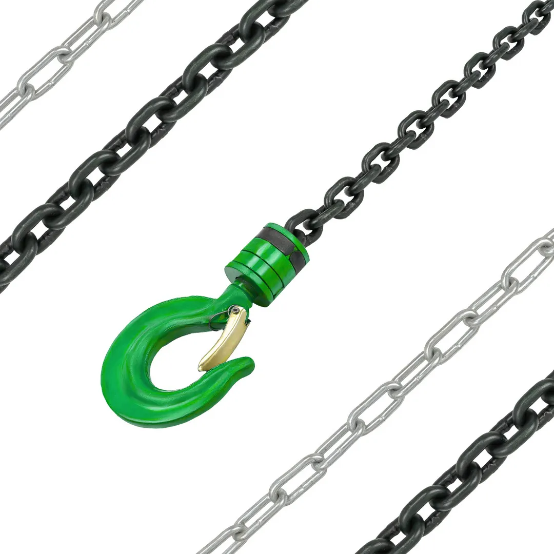 Таль механическая подвесная c фиксацией цепи натяжения 1 т. RockForce RF-TRC9010