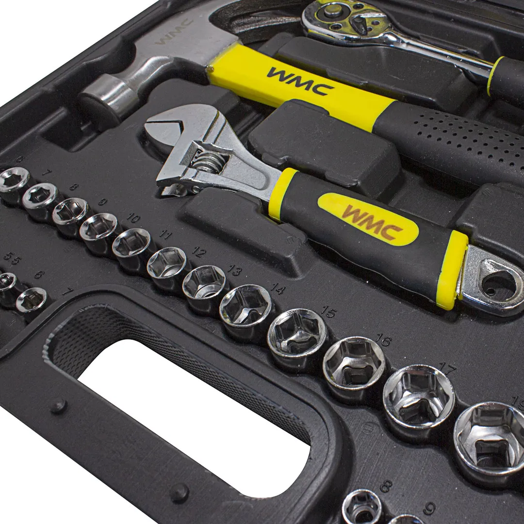Набор инструментов 128 пр. 1/4''&3/8'' 6-гр. WMC TOOLS WMC-30128 Top Done