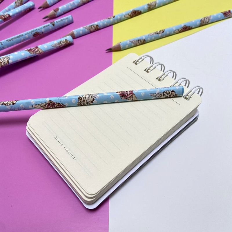 Блокнот "Smart Journal", A7, 108 листов, линованный, ассорти