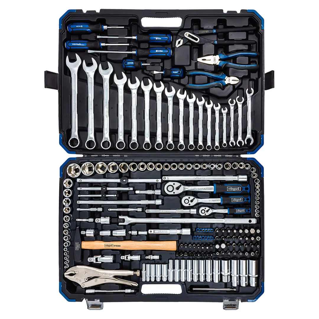 Набор инструментов 180 пр. 1/4''&3/8''&1/2'' 6-гр. Scheppach Sch-41802-5