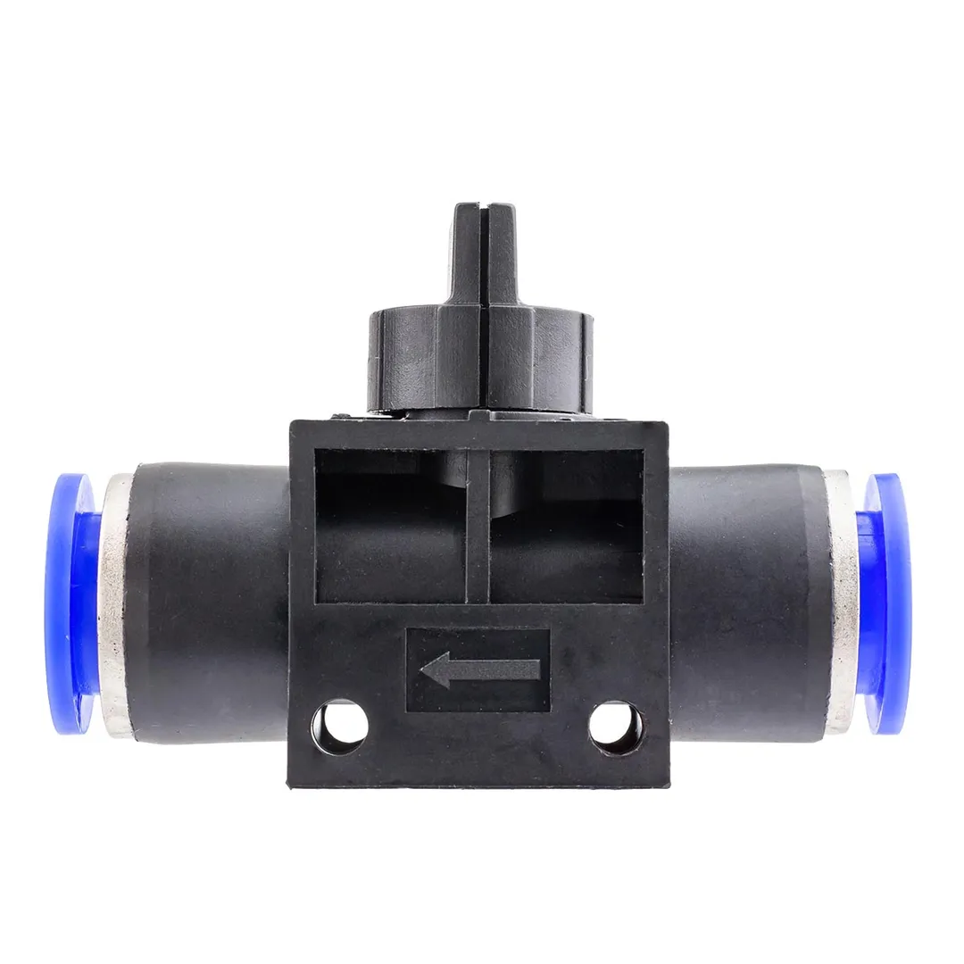 Фитинг для пластиковых трубок с краном 12x12 мм Forsage F-SHVFF12-12