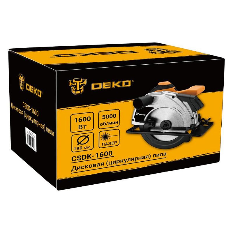 Пила циркулярная CSDK-1600 DEKO 085-1151