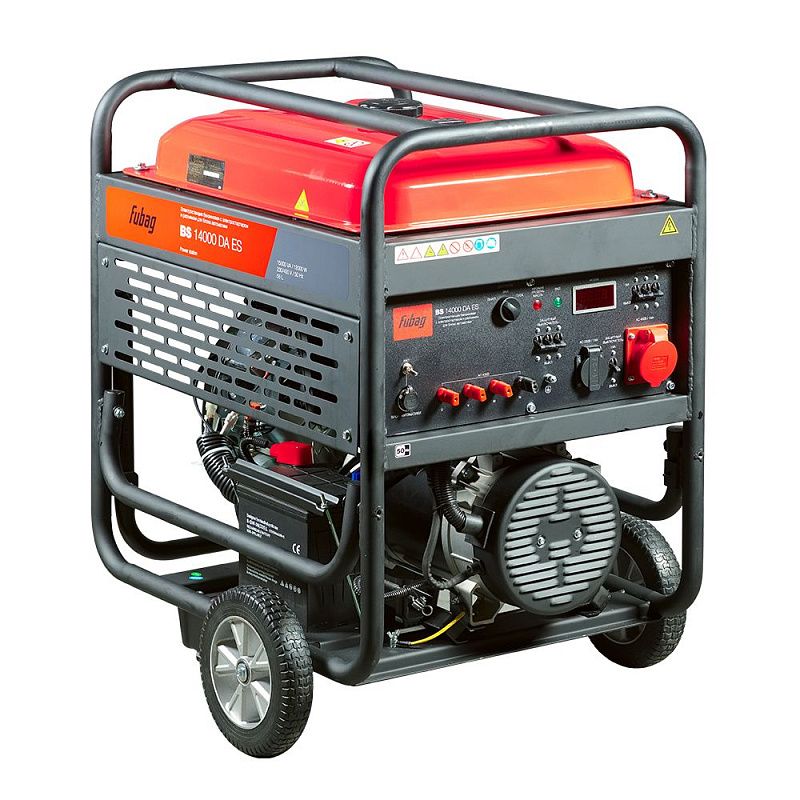 Генератор бензиновый BS 14000 DA ES с электростартером и коннектором автоматики Fubag 641056
