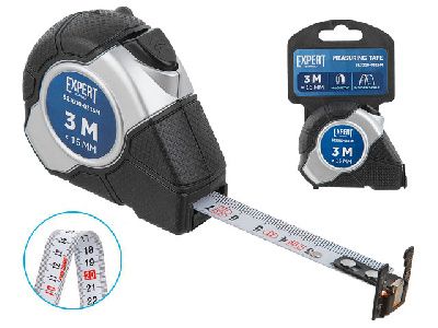 Рулетка двухсторонняя, нейлоновое покрытие, магнитный наконечник с мерными насечками STARTUL EXPERT