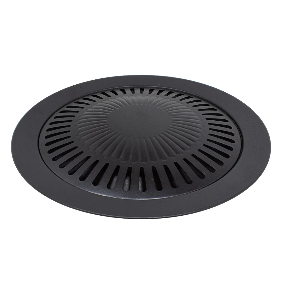 Тарелка для барбекю металлическая, ⌀поддон 31.5 см, ⌀ сковорода-гриль - 25 см WMC TOOLS WMC-BDZ-MS155-P